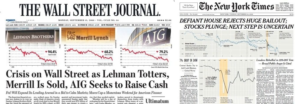 investing lessons financial crisis wsj nyt news