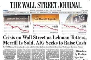 wall street journal sept 15 2008 investing lessons financial crisis