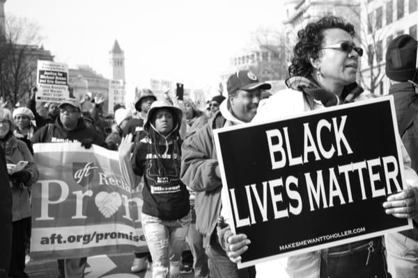 black lives matter rally confronting racial injustice