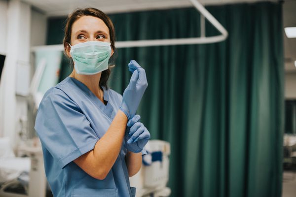 female nurse in hospital financial planning for medical professionals