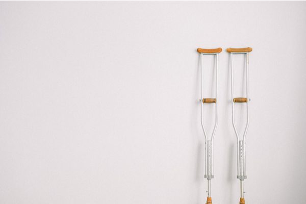 disability insurance crutches for injury