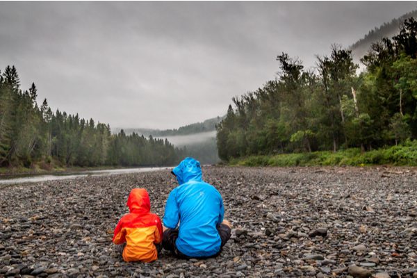 parent and child exploring nature raising engaged kids