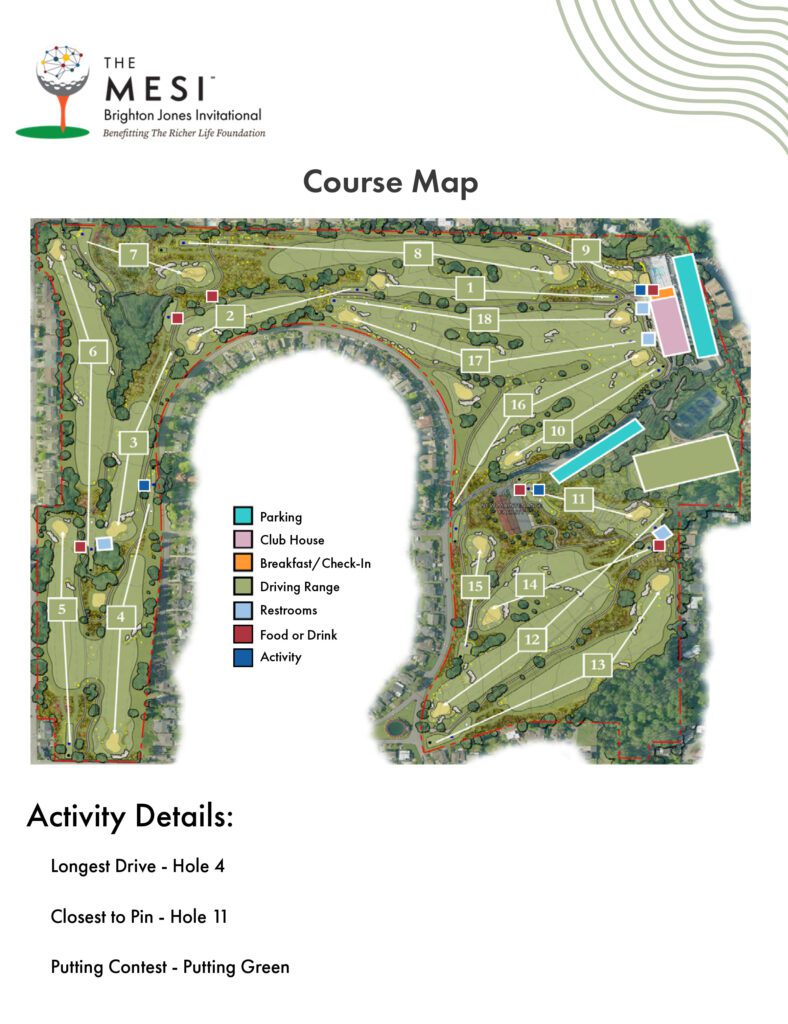 Course Map - The MESI Brighton Jones Invitational